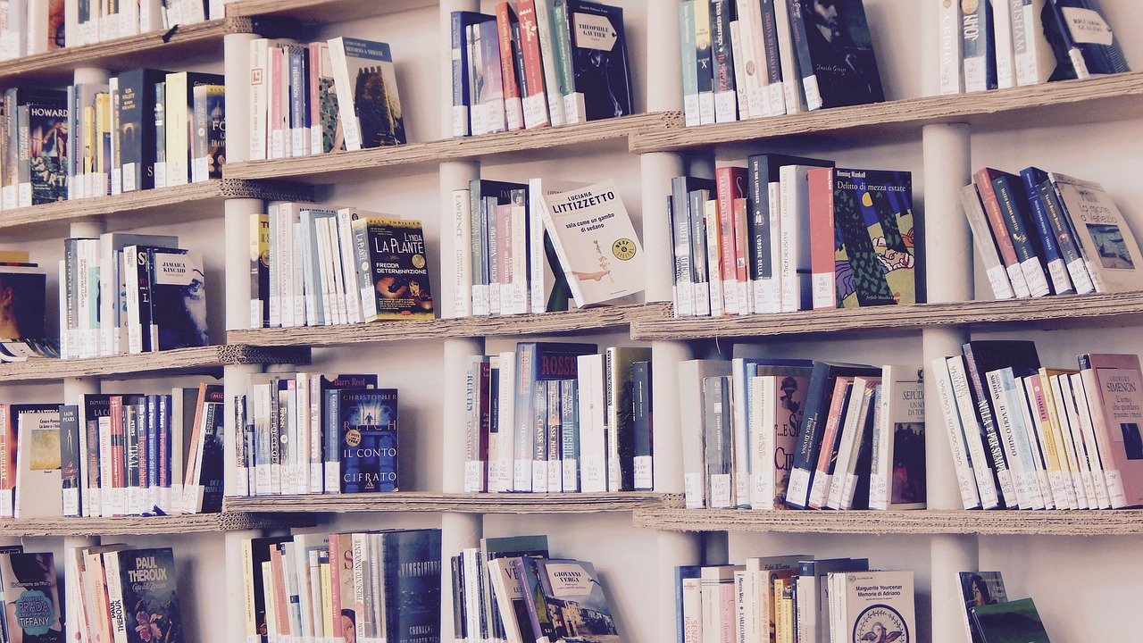 books, library, read